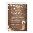 Rustic Boots Cowgirl Western Bridal Shower