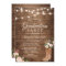 Rustic Boots Floral String Lights Graduation Party