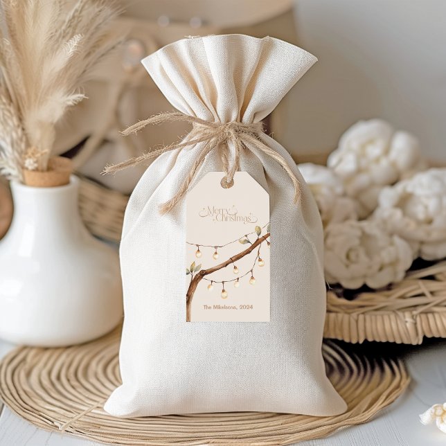 Rustic Botanical Christmas Gift Tags (Creator Uploaded)