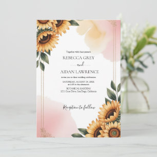Rustic Botanical Eucalyptus Greenery Wedding Invitation