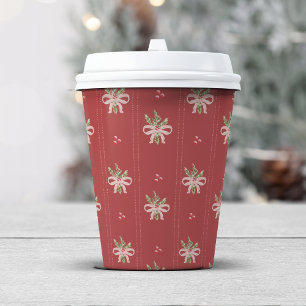 Rustic Botanicals Holiday Paper Cups