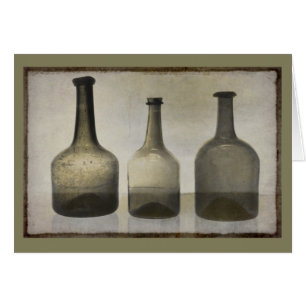 Rustic Bottles Still Life Art