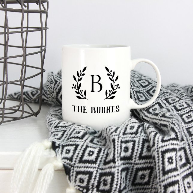 Rustic Branch Family Monogram Coffee Mug (Creator Uploaded)