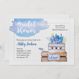 Rustic Bridal Shower Invitation