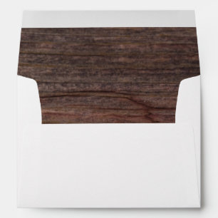 Rustic Brown Country Barn Wood Envelopes