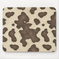 Rustic Brown Cow Print Country Western Rodeo