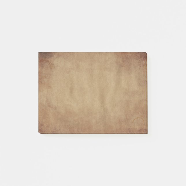 Rustic Brown Design Post-It Notes (Front)