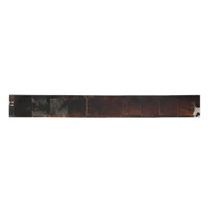 Rustic Brown Patchwork Cowhide Satin Ribbon