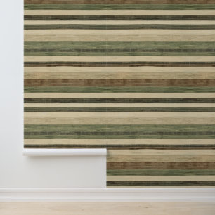 Rustic Brown Stripe Nature  Wallpaper