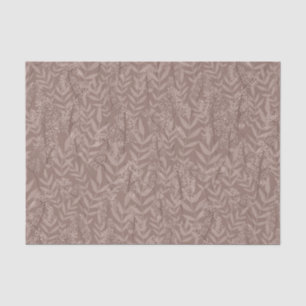 Rustic Brown Wedding Vintage Botanical Tissue Paper