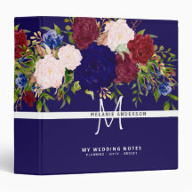 Rustic Burgundy Blue Pink Floral Wedding Planning
