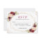 Rustic Burgundy Blush Floral Gold Glitters Wedding