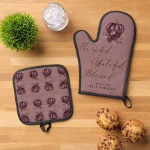 Rustic Burgundy Pumpkin Thanksgiving Personalised