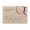 Rustic Burgundy Wine Stain Wedding