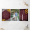 Rustic Burgundy Wood Lace Sunflower Wedding Photo