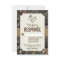 Rustic Burlap + Deer Hunting Camo RSVP Cards