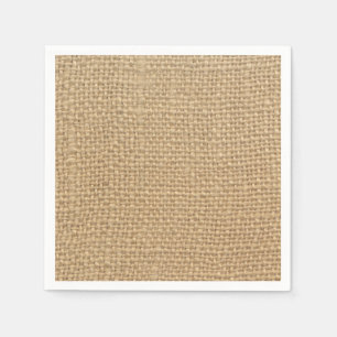 Rustic Burlap Napkin