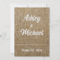 rustic burlap nature pattern Wedding
