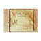Rustic Burlap Twine Distressed Wedding RSVP Cards