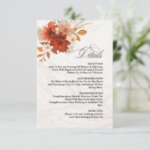 Rustic Burnt Orange Terracotta Elegant Wedding