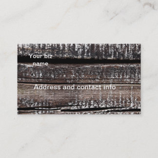 Rustic Business Card