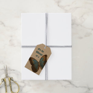 Rustic Butterfly Gift Tags