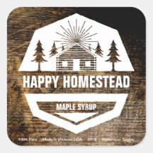 Rustic Cabin Template Food Label