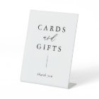 Rustic Calligraphy Cards and Gifts  Pedestal Sign