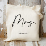 Rustic Calligraphy Mrs. Tote Bag<br><div class="desc">mrs tote bag, bride tote bag, tote bag, wedding tote bag, future mrs tote bag, future mrs tote bag, bride bag, bridal tote, honeymoon tote bag, custom tote bag, mrs, bride to be gift, personalised tote, mrs bag, future mrs tote, tote, bridal tote bag, mrs tote, bride tote, bride to...</div>