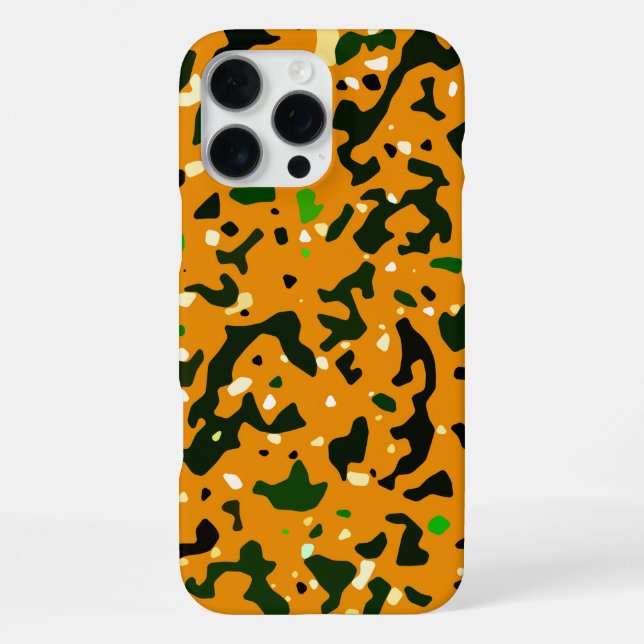 Rustic Camo Camouflage Pattern iPhone Case (Back)