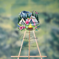 Rustic Camp Bride Transparent Welcome