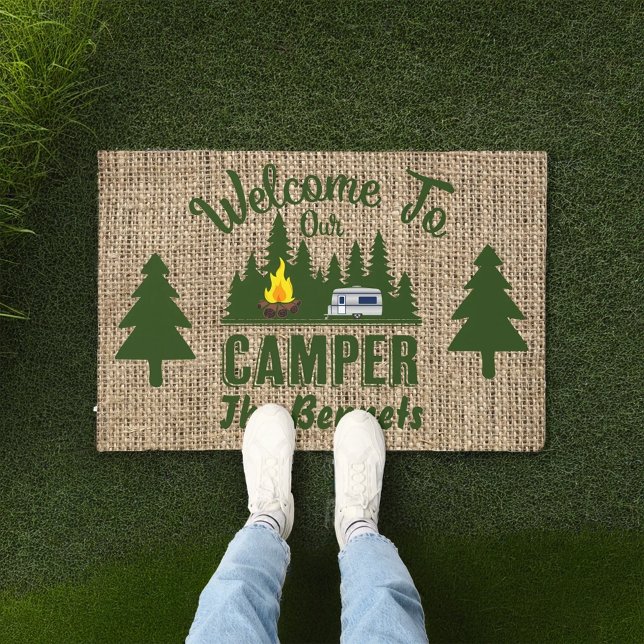 Rustic Camper Doormat (Creator Uploaded)