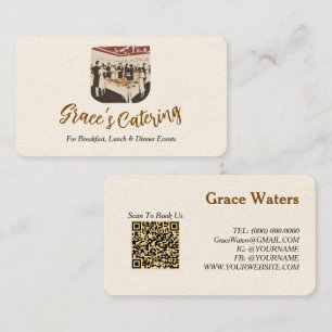 Rustic Catering business card