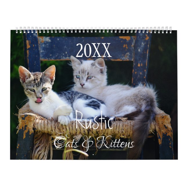 Rustic Cats & Kittens Calendar  HAMbyWG (Cover)