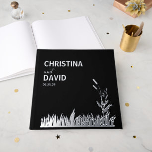 Rustic Cattails Guest Book