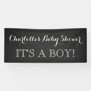 Rustic Chalkboard Baby Shower Sign Custom