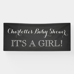 Rustic Chalkboard Baby Shower Sign Custom