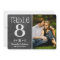 Rustic Chalkboard Photo Wedding Table Number
