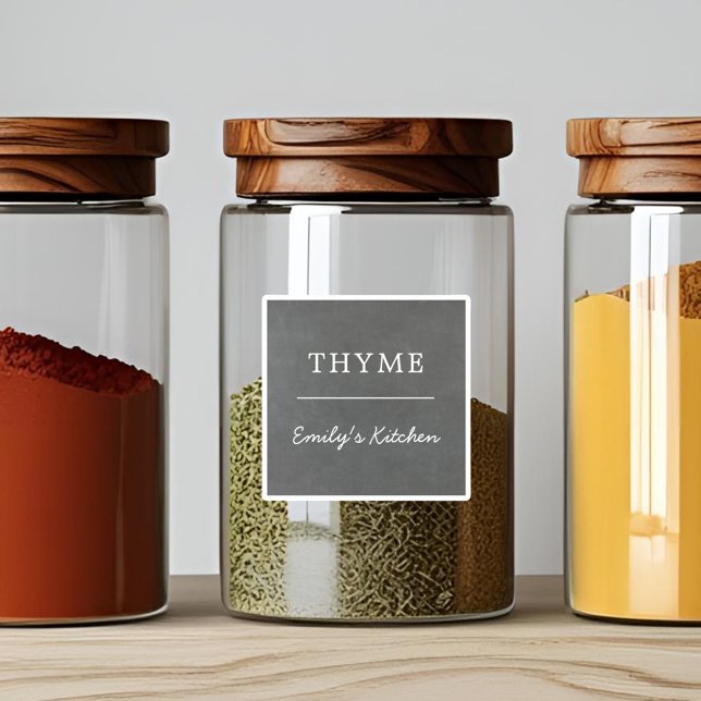 Rustic Chalkboard Waterproof Kitchen Jar Labels (Creator Uploaded)