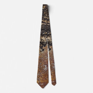 Rustic Charm Abstract Print Tie