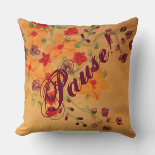 Rustic Charm - Floral Pillow