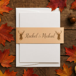 Rustic Charm Invitation Belly Band