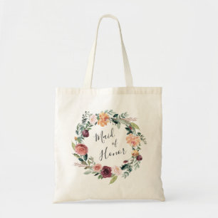 Rustic Charm Maid of Honour Tote Bag