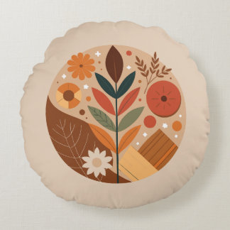 Rustic Charm Round Cushion