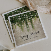 Rustic Chateau Stone Church String Lights Wedding