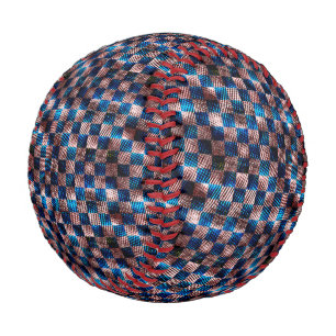 Rustic chess in the form of crossed scratches baseball