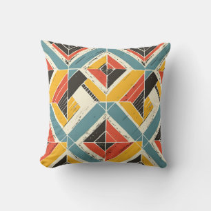 Rustic Chevron Mosaic Cushion