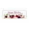 Rustic Chic Burgundy Marsala  Return Address Label