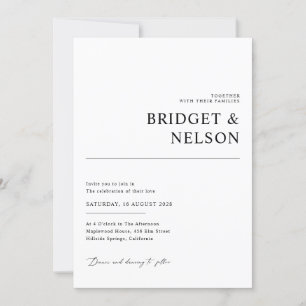 Rustic Chic Forest Photo Wedding Invitation