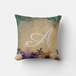 Rustic chic, french country, floral pattern,trendy cushion